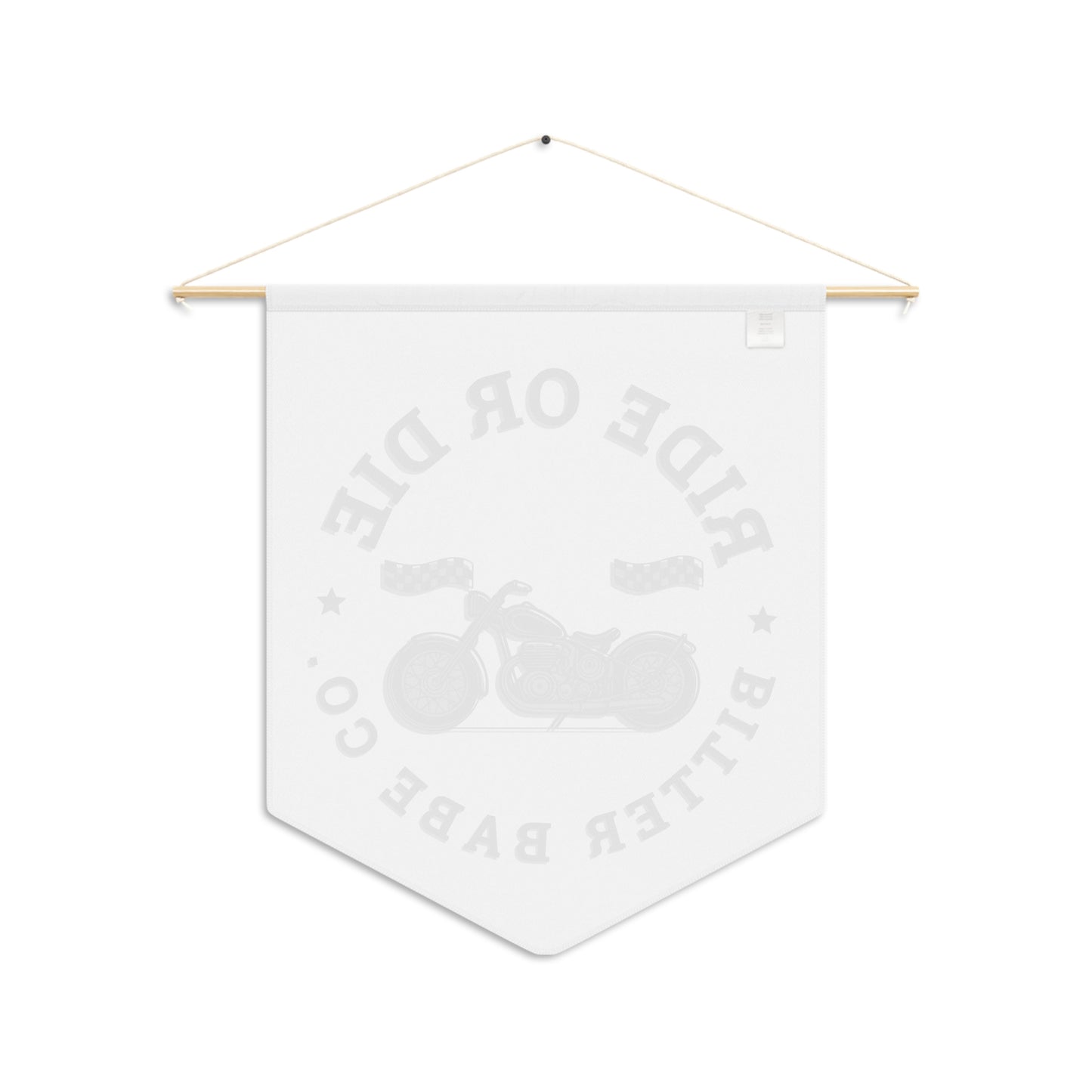 Ride or Die Motorcycle Kids Pennant Banner