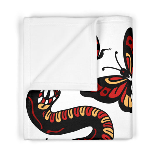 Girly Flash Tattoo Soft Fleece Baby & Toddler Blanket