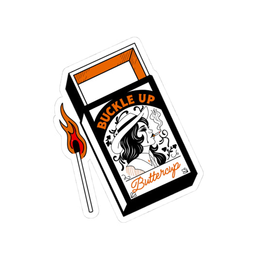 Buckle Up Sticker